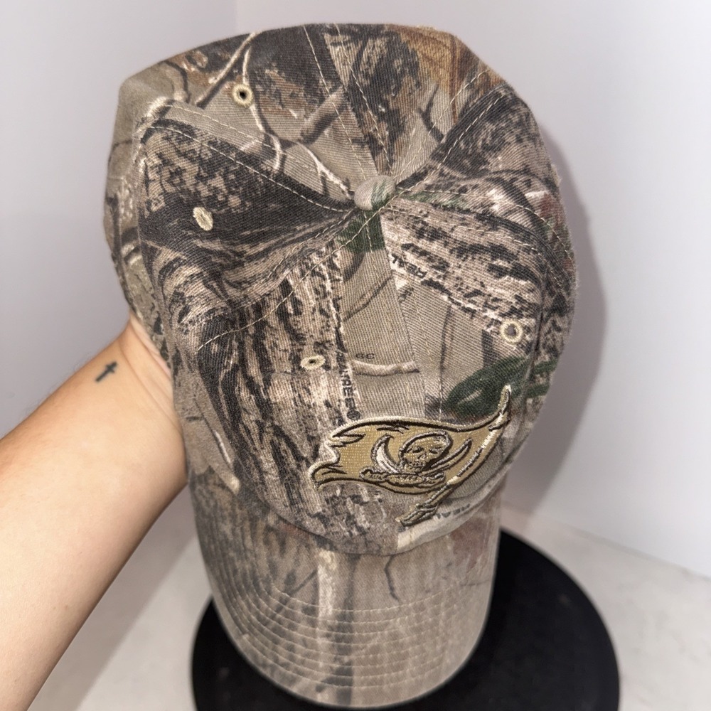 Tampa Bay Buccaneers Strapback Dad Hat '47 Brand Camo Clean Up NFL Camouflage